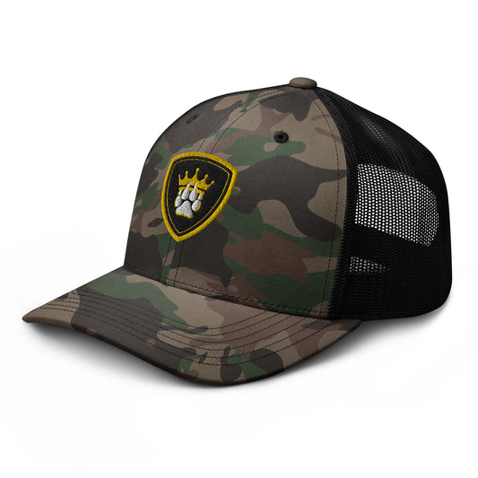 Camouflage trucker hat -Logo